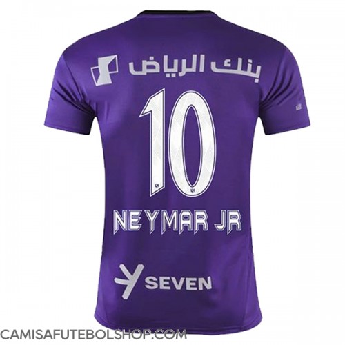 Camisa de time de futebol Al-Hilal Neymar Jr #10 Replicas 3º Equipamento 2024-25 Manga Curta